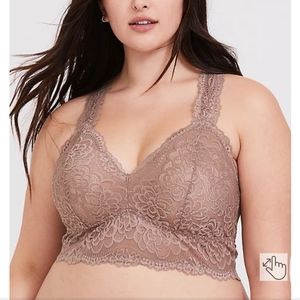 Dark taupe lace new with tag